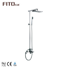 New Design OEM ODM Bathroom Modern Thermostatic Wall Mounted Stainless Steel Bath Faucet Silver Shower Sets
